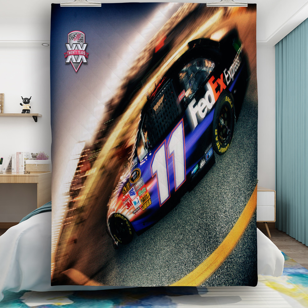 Joe Gibbs Racing Car12 Gift For Fan 3D Full Printing Quilt - Snakeislandz