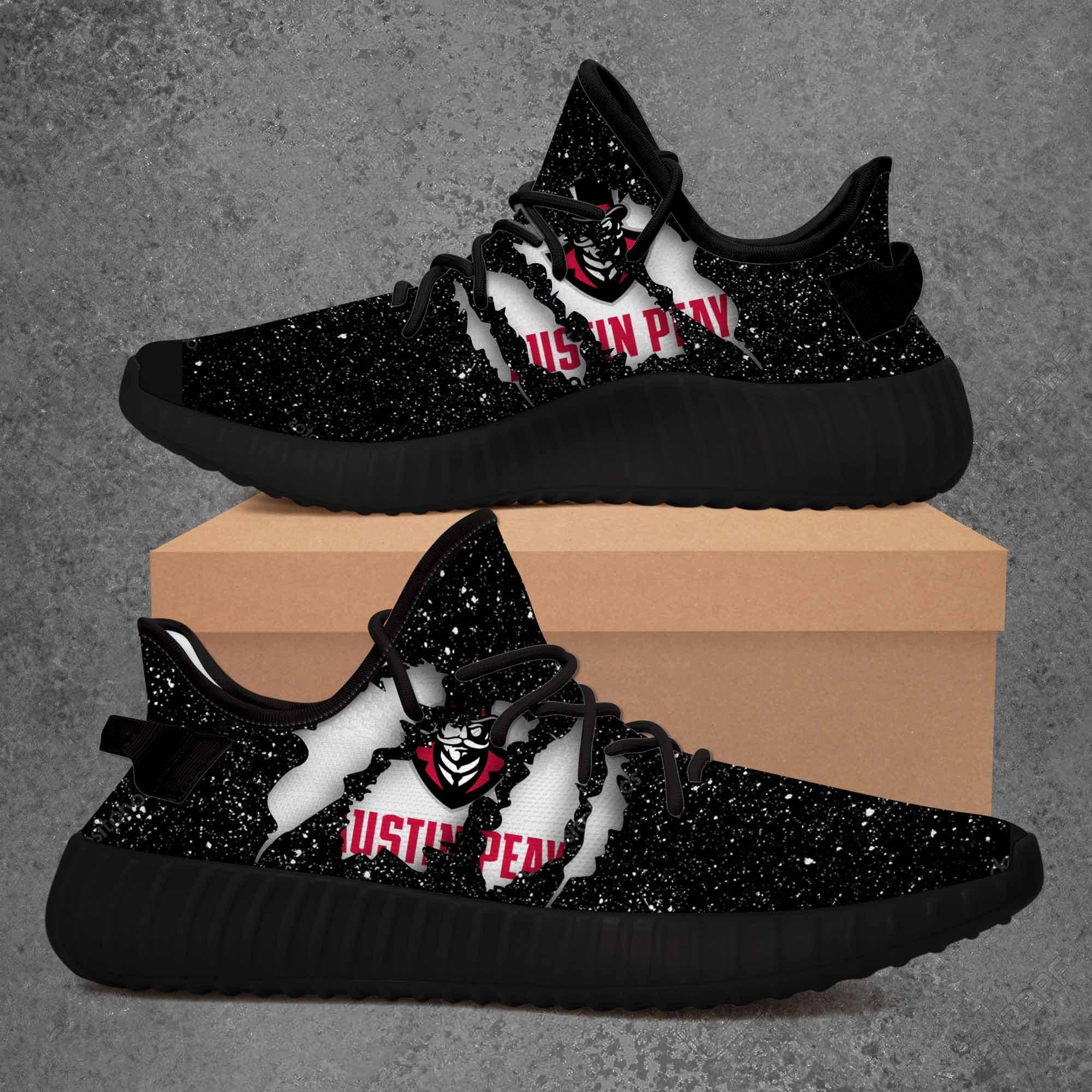 Austin Peay State Governors Yeezy Boost Sneakers - Snakeislandz