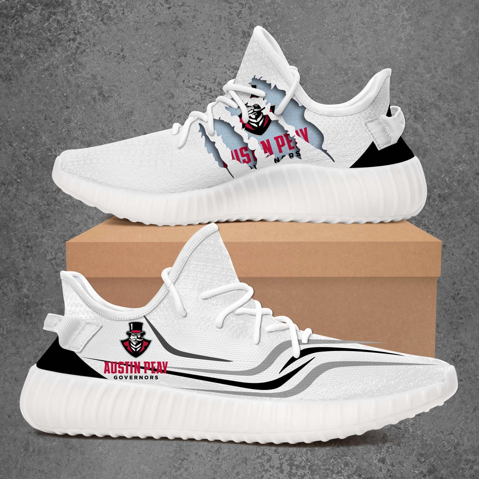 Austin Peay Governors Yeezy Boost Sneakers V3 - Snakeislandz
