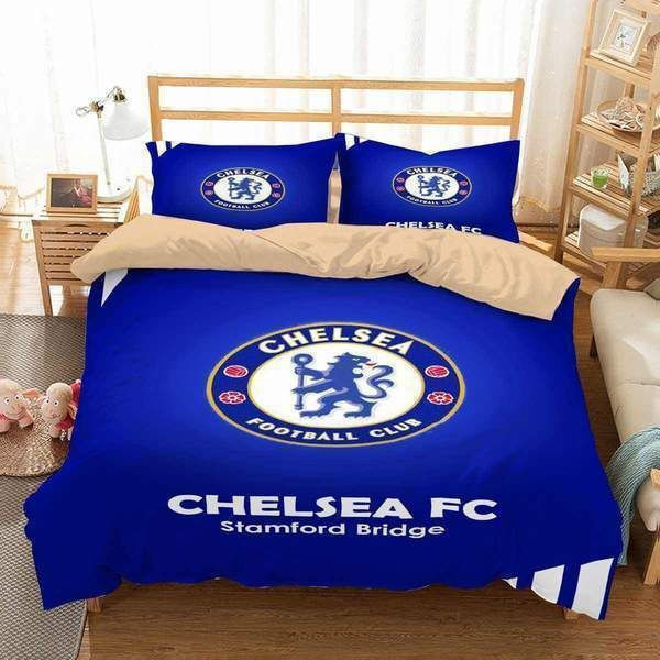 Chelsea Soccer Club Logo Duvet Cover Bedding Set - Snakeislandz