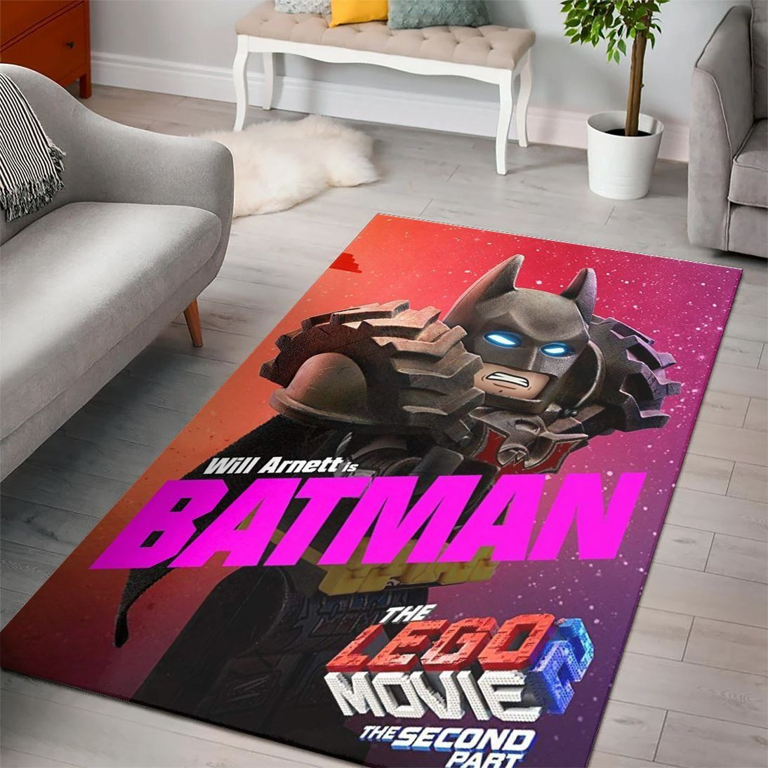The Batman Riddler Rug The Lego Batman Movies Collection Area Rug - Living Room - Custom Size ...