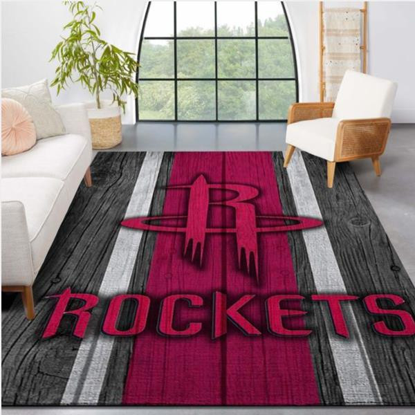 Houston Rockets NBA Team Logo Wooden Style Nice Gift Home Decor ...
