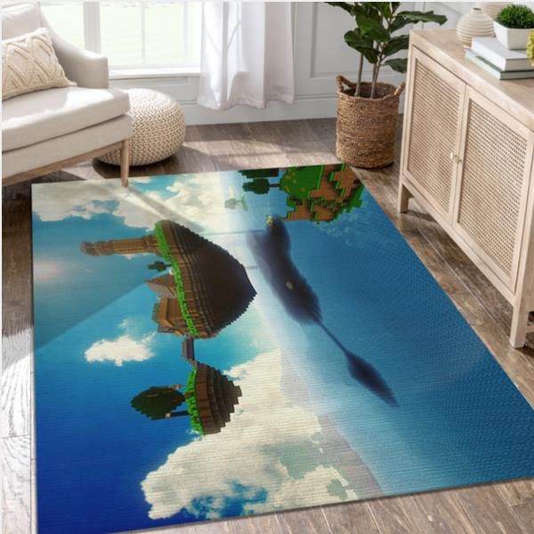 Minecraft Video Game Area Rug Area Area Rug - Snakeislandz