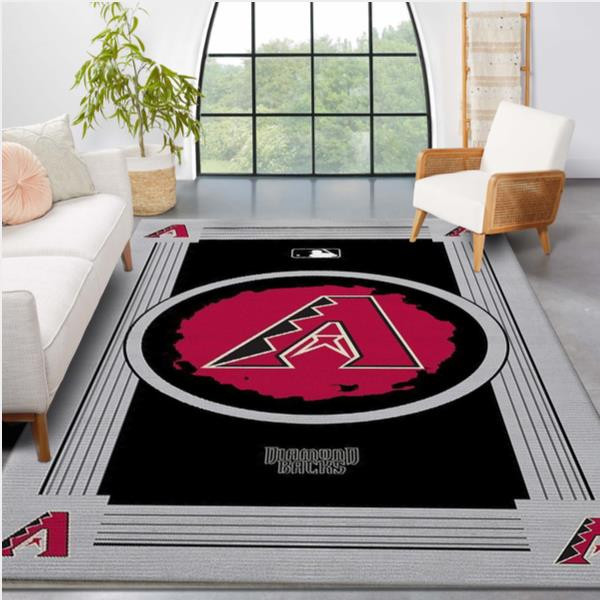 Nba Area Rugs Arizona Diamondbacks Nba Logo Style Area Rug - Living Room Carpet Floor ...