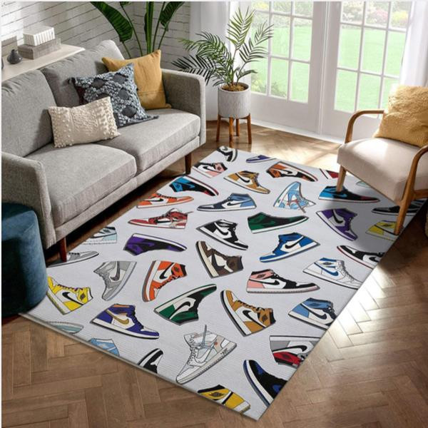 Assorted Jordan 1S Rug Bedroom Rug Home Decor Floor Decor - Snakeislandz