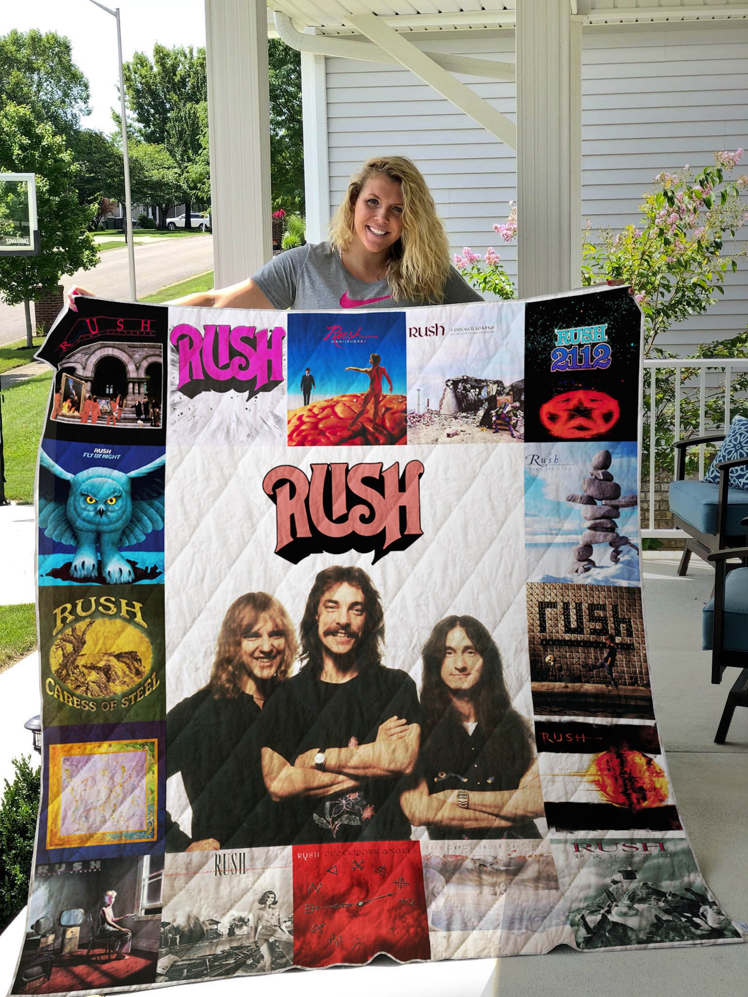 Buy Rush Band All Season Plus Size Quilt Blanket & Quilt Bedding Set ...