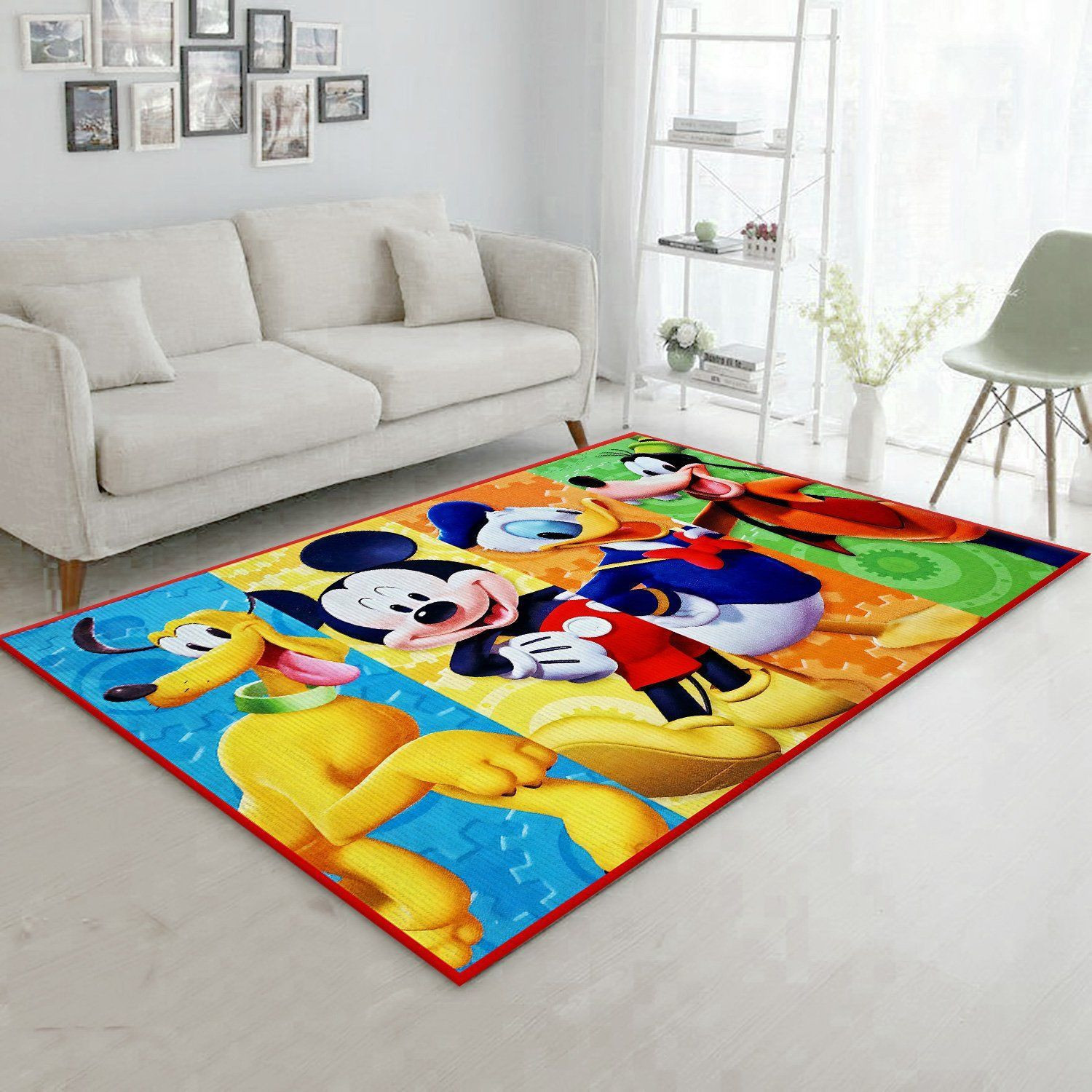 Mickey Disney Rug - Custom Size And Printing - Snakeislandz