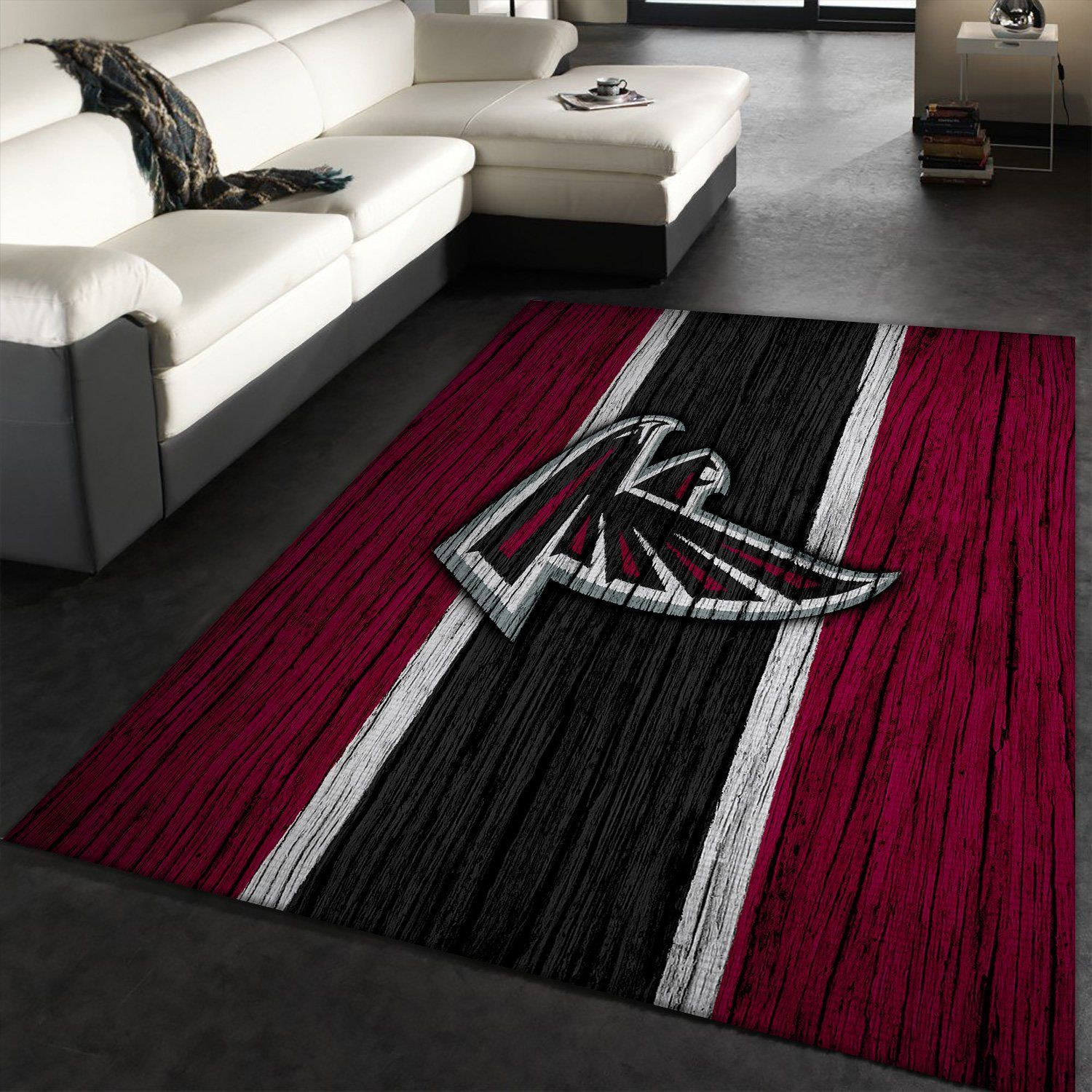 Atlanta Falcon Rug - Custom Size And Printing - Snakeislandz