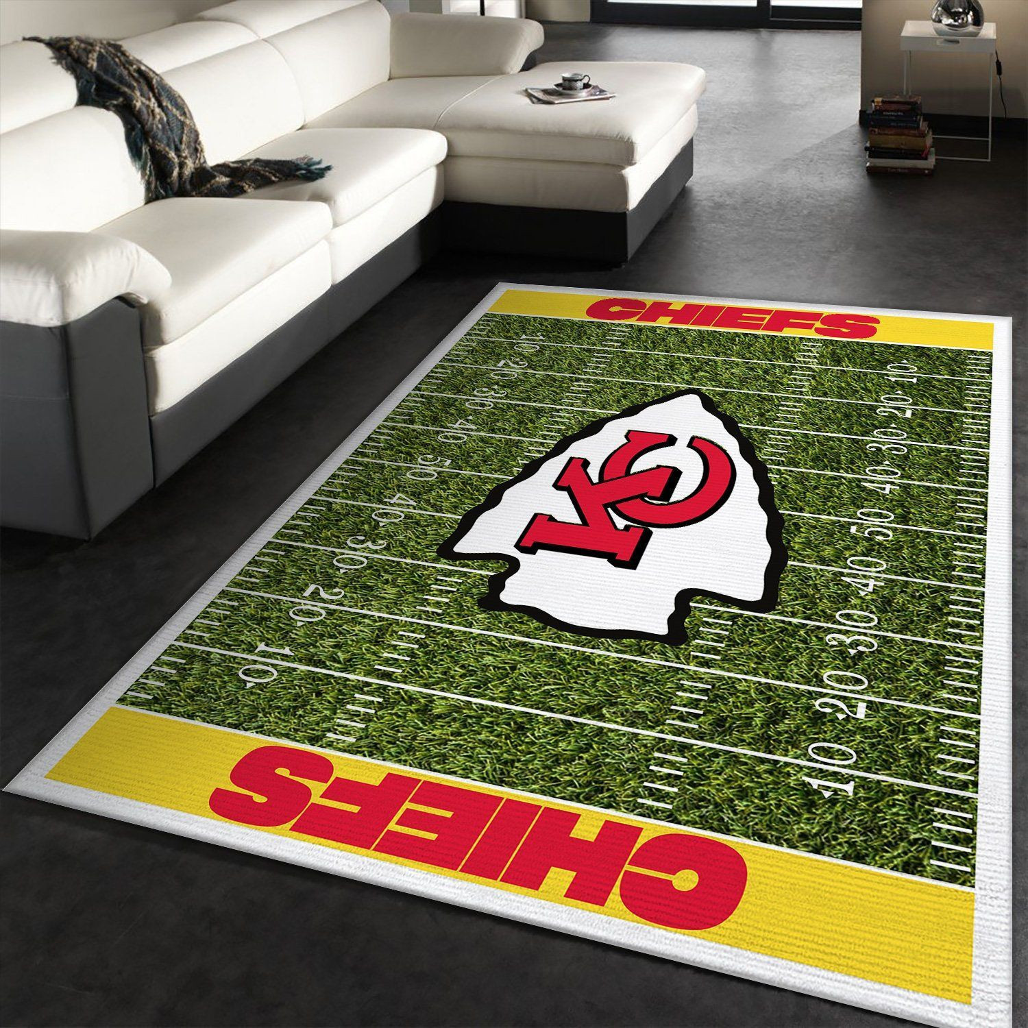 Kansas City Chiefs Rug - Custom Size And Printing - Snakeislandz