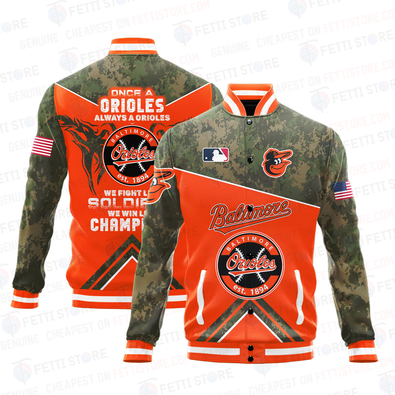 Baltimore Orioles Royals Major League Baseball Army Forces Pattern ...