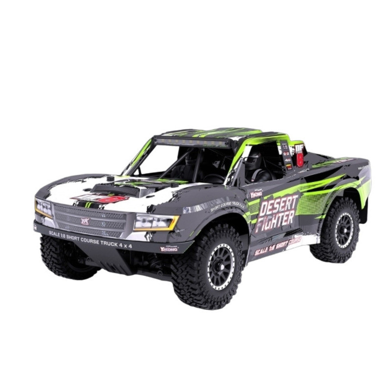 YIKONG YK8081 High Speed RC Car, Green Full Vehicle Product Photo on White Background