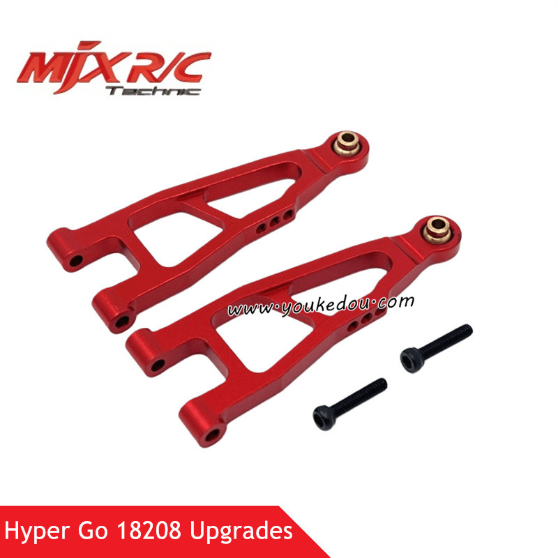 MJX Hyper Go 18208 Upgrade Parts Front Lower Swing Arms Red