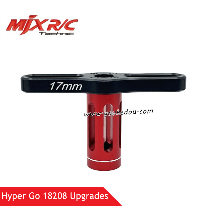 MJX Hyper Go 18208 Upgrade Parts 17mm Hexagonal Metal Sleeve Red