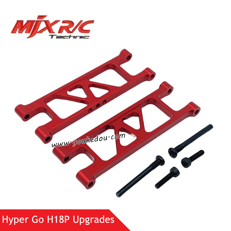 MJX Hyper Go H18P Upgrade Parts Rear Lower Swing Arms Red
