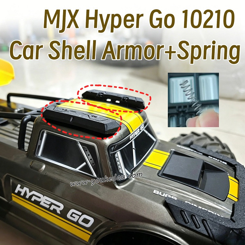 MJX Hyper Go 10210 RC Car Hop-up Parts Car Shell Armor and Spring