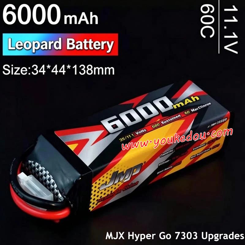 MJX Hyper Go 7303 1/7 RC Car Upgrade Battery 3S 6000mAh
