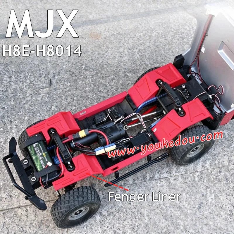 MJX Hyper Go H8E Upgrade Parts H8014 Fender Liner Red