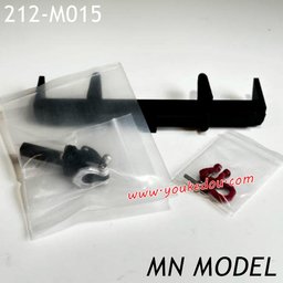 Mixed Carbon Rear Bumper&Metal Shackle&Metal Tow Hook