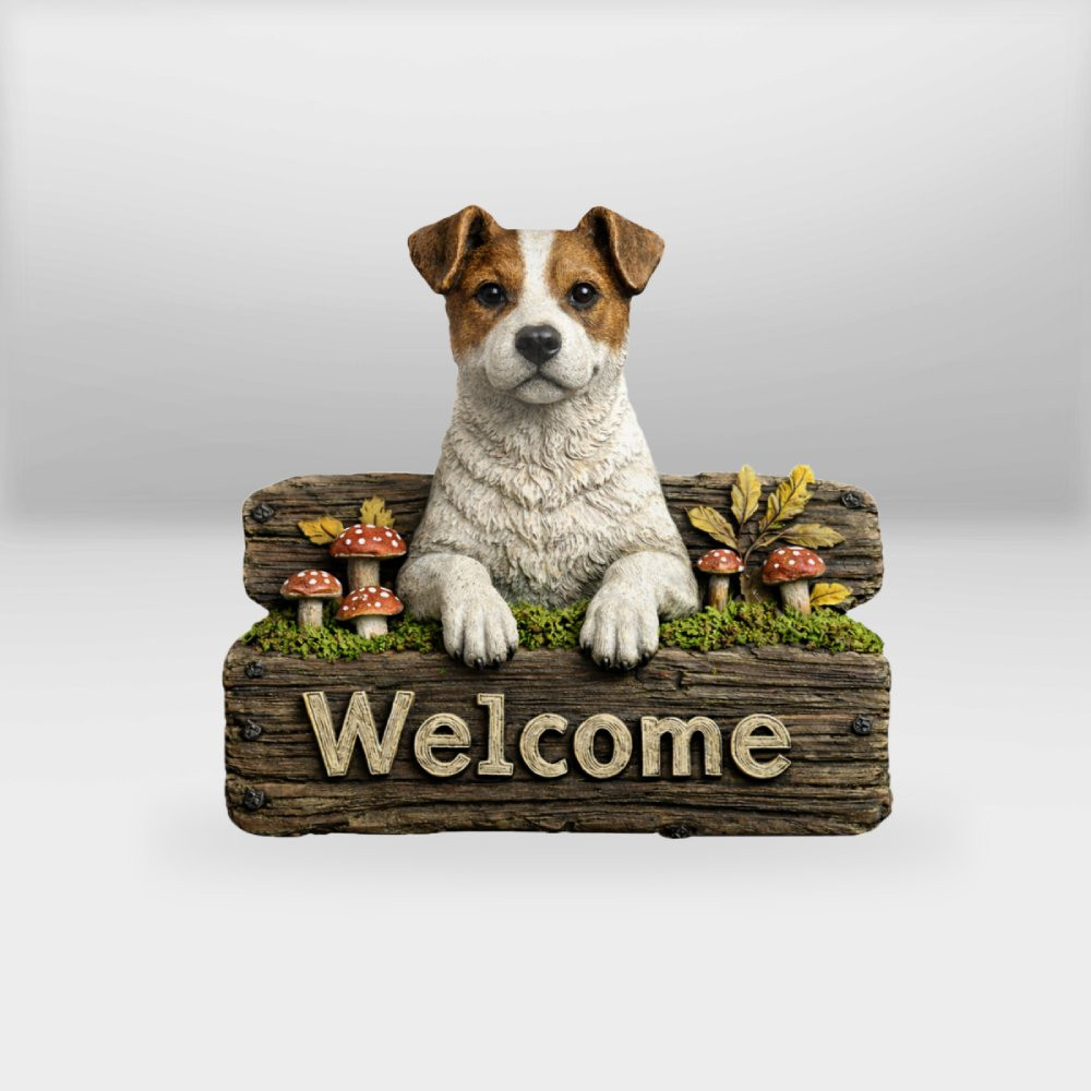 Jack Russell Terrier Cut Metal Sing - fantasy-gifts-club