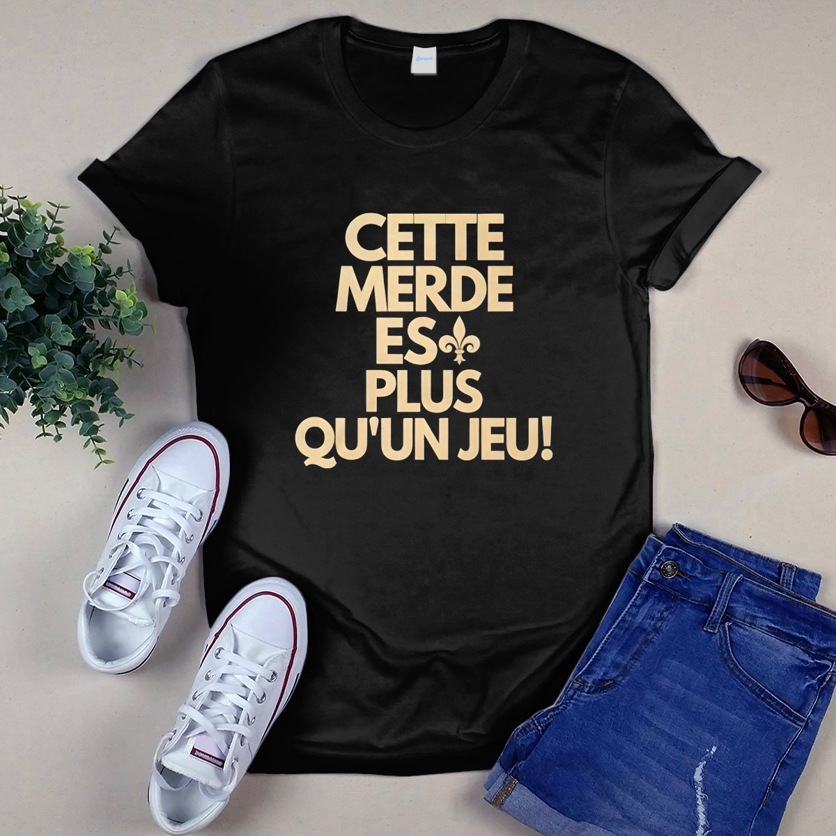 Cette Merde Es Plus Qu’un Jeu New Orleans Saints Slogan Shirt