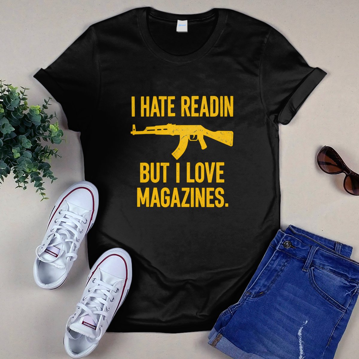 I Hate Readin But I Love Magazines Shirt