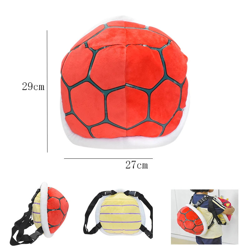 2 in 1 Mario Bros Turtle Shell Backpack Cosplay Koopa Backpack Troopa ...