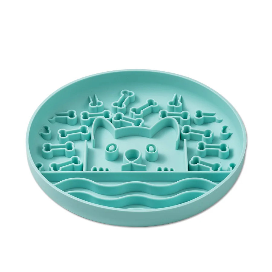 Silicone dog lick mat slow feeder