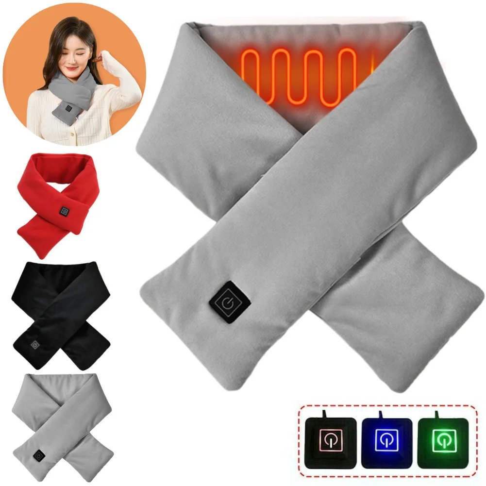 Heating element inside the scarf