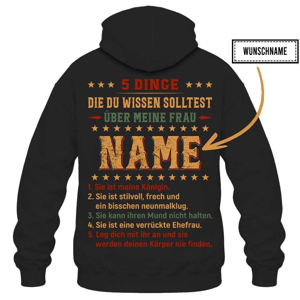 5 DINGE DIE DU WISSEN SOLLTEST ÜBER MEINE FRAU