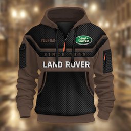 Land Rover DMHT1757 3D Half-zip Hoodie Multicolor