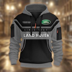 Land Rover DMHT1757 3D Half-zip Hoodie Multicolor