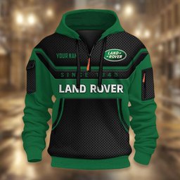 Land Rover DMHT1757 3D Half-zip Hoodie Multicolor