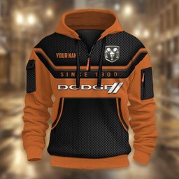Dodge DMHT1738 3D Half-zip Hoodie Multicolor