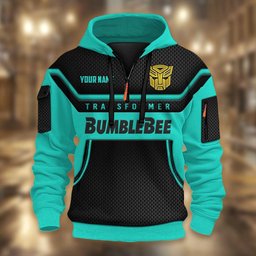 Bumblebee DMHT1795 3D Half-zip Hoodie Multicolor