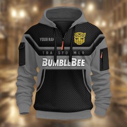 Bumblebee DMHT1795 3D Half-zip Hoodie Multicolor