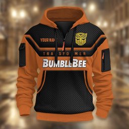 Bumblebee DMHT1795 3D Half-zip Hoodie Multicolor
