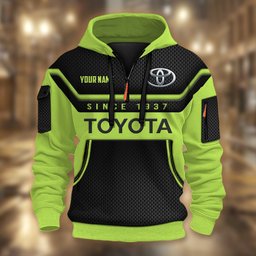 Toyota DMHT2655 3D Half-zip Hoodie Multicolor
