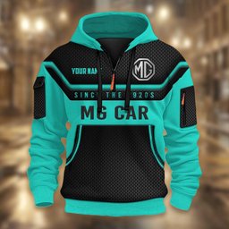 MG DMHT1764 3D Half-zip Hoodie Multicolor