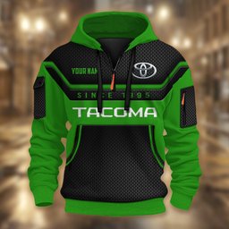 Toyota Tacoma DMHT2664 3D Half-zip Hoodie Multicolor