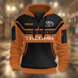 Toyota Tacoma DMHT2664 3D Half-zip Hoodie Multicolor