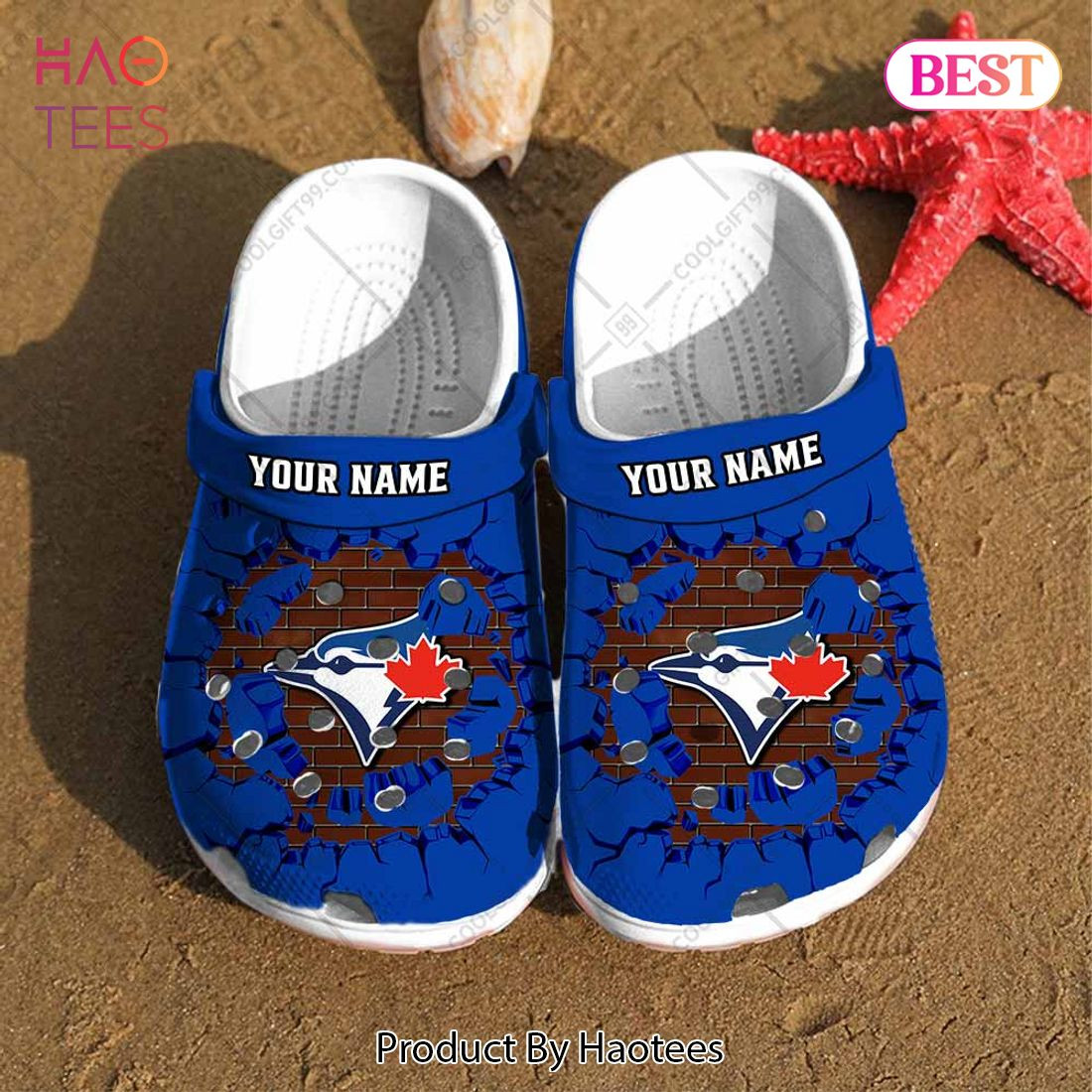 Personalized MLB Toronto Blue Jays Broken Wall Crocs CR0001 TT ...