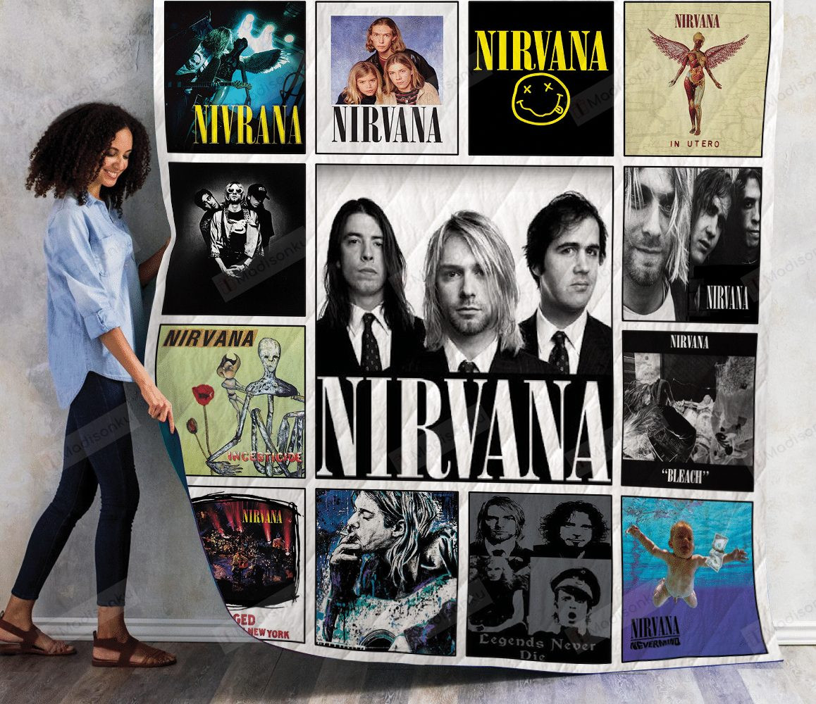 Nirvana Posters Quilt Blanket V1 QB0006 [FEB] - Thestoreyouneed