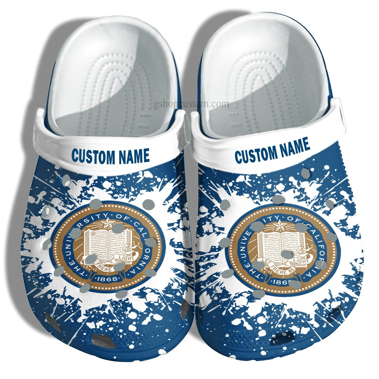 University Of California Croc Shoes Customize University Graduation ...