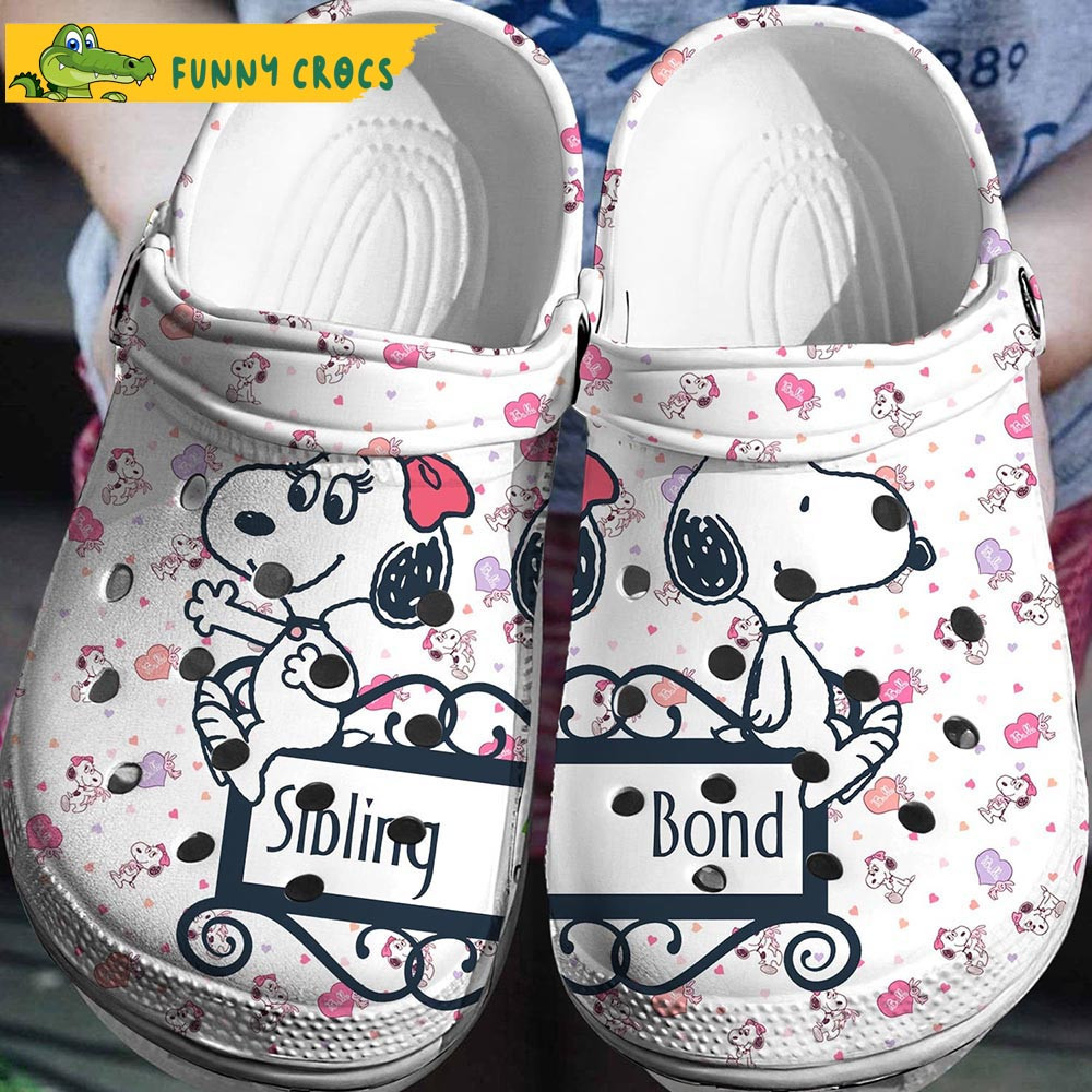 Sibling Bond Snoopy And Peanuts Clog Crocs - CR3000 [FEB] - Thestoreyouneed