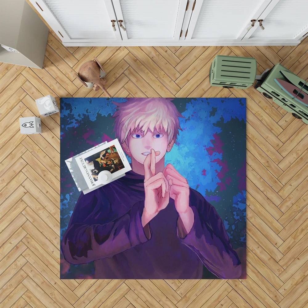 Gojo Custom Rug Jujutsu Kaisen Unleash Gojo Power Anime Rug RUG-02 FEB01 - Thestoreyouneed