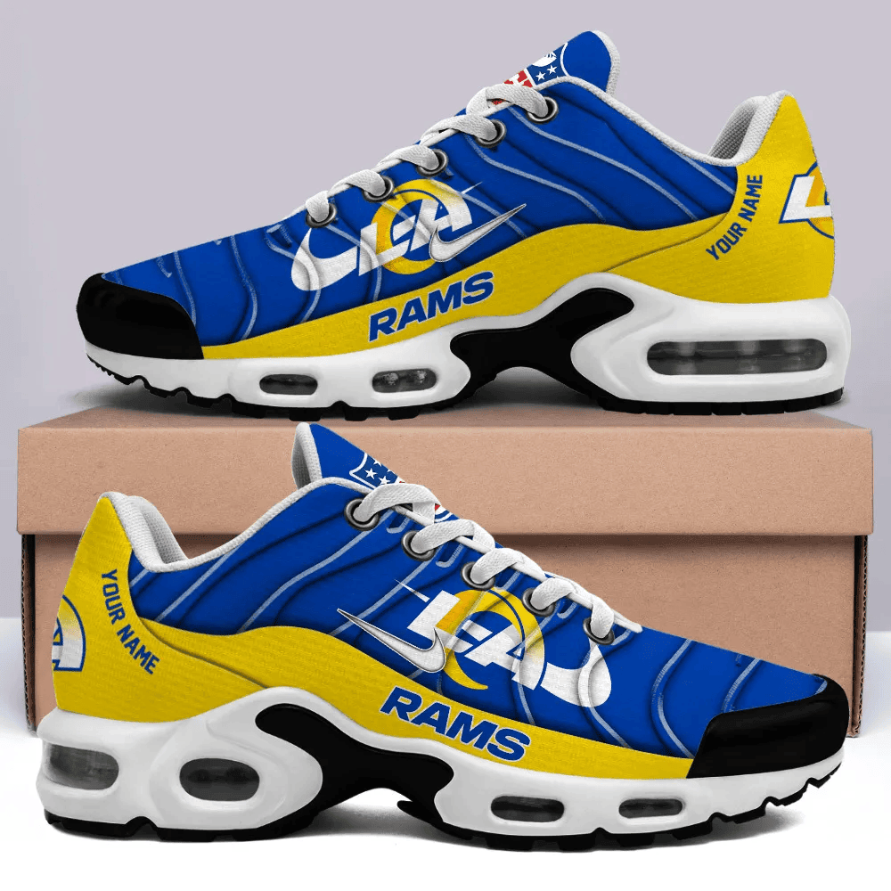 Los Angeles Rams NFL Personalized Name Team Mix Colors V4 TN Air Max S ...