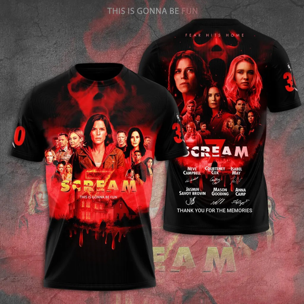 Team Scream Racing Merch Scream 7 Kill Tour Shirt 2026 Scream 30Th Anniversary Merch This Is ...