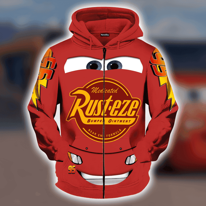 Medicated Rust Eze Lightning McQueen Pixar Medicated Rust.eze Bumpel Ointment Rear Formul ...