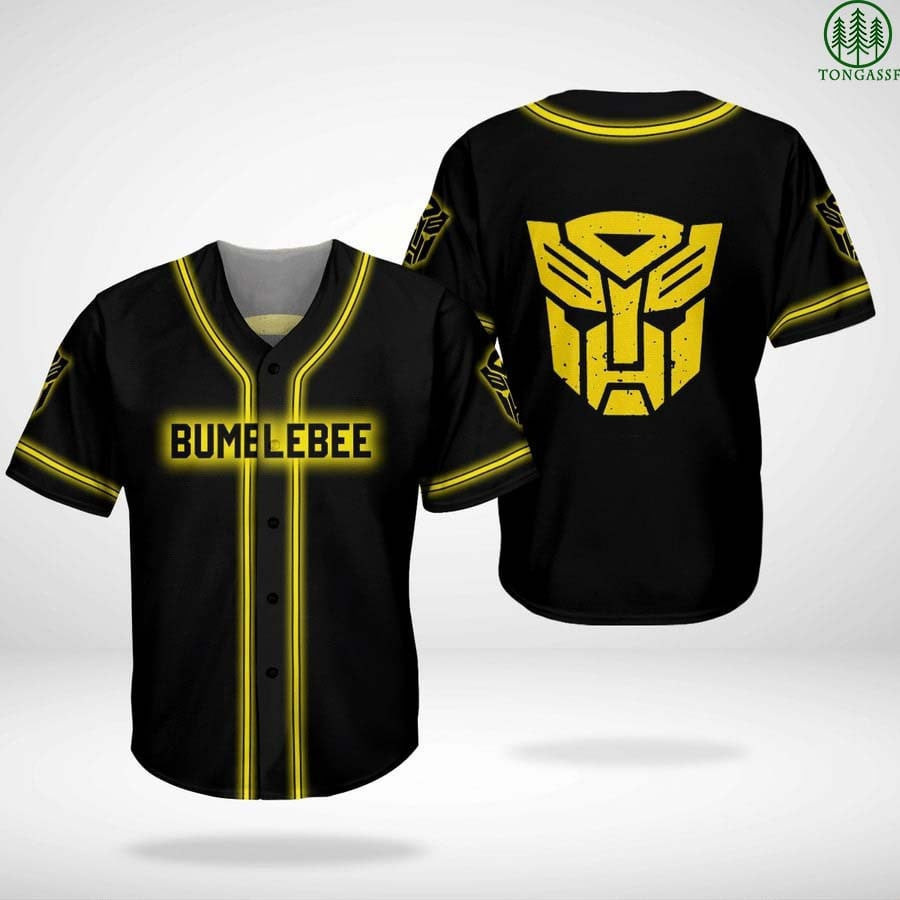 BUMBLEBEE TRANSFORMER Baseball Jersey Shirt TR1893 - Tuyetmaitee