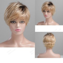 Human Hair Blend Strom Wigs A